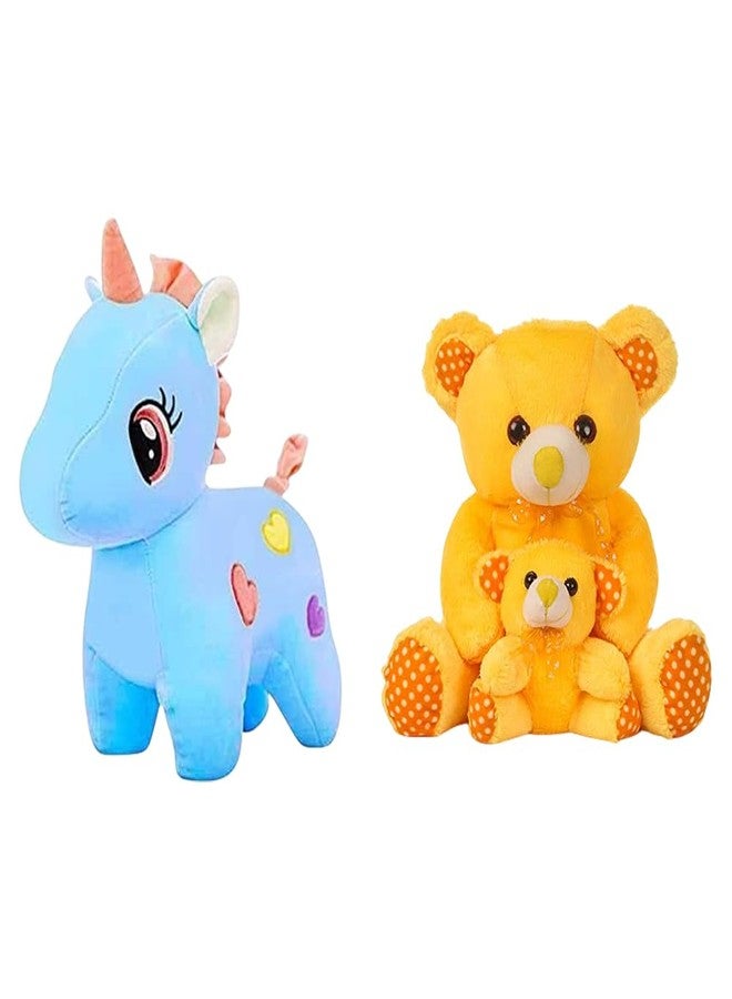KPN Toy Figure Combo Pack of Unicon & DID Yellow A Mini Character Figurines Set with Bright Colours & Smooth Finish | Playtime Display Set for Home, Desk Decor & Gifting - Image 1